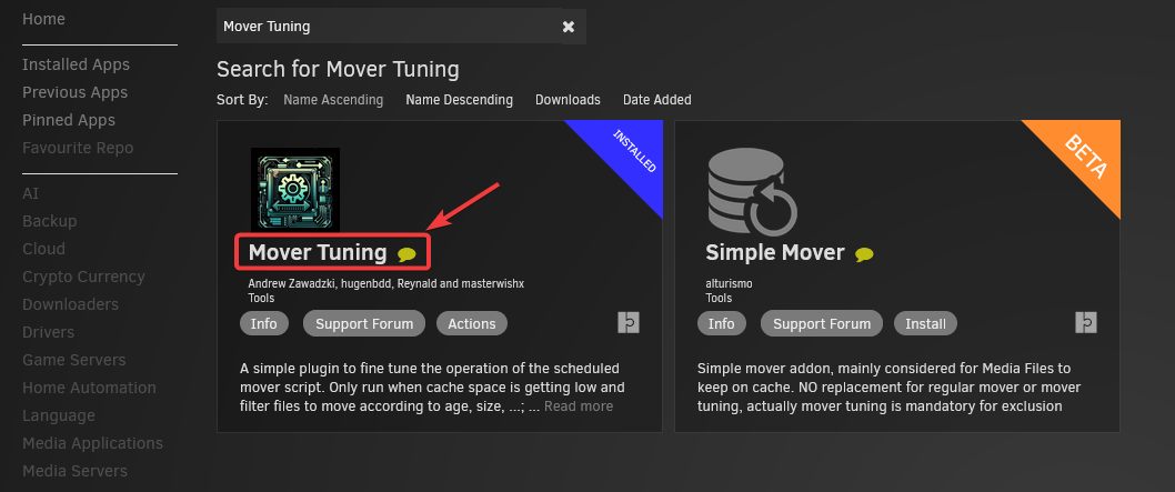 New Mover Tuning Plugin
